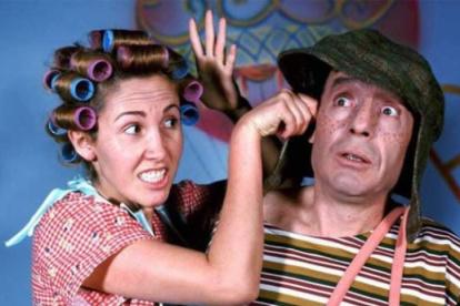 Florinda Meza y Roberto Gómez Bolaños.