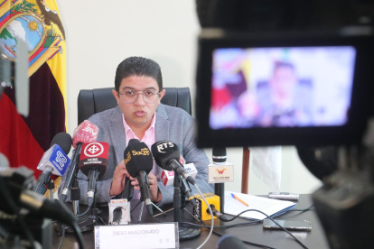 Diego Maldonado, gerente de la Corporación Nacional de Electricidad.