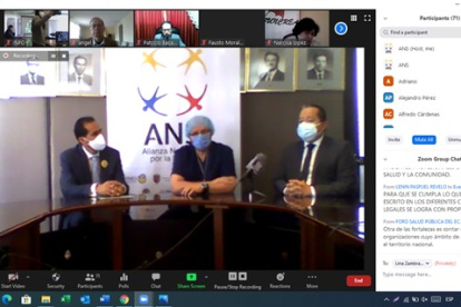 La presentación de la Asociación Nacional por la Salud.