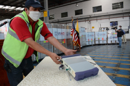 Los equipos que llegaron al país son de última generación y la donación supera los tres millones de dólares.