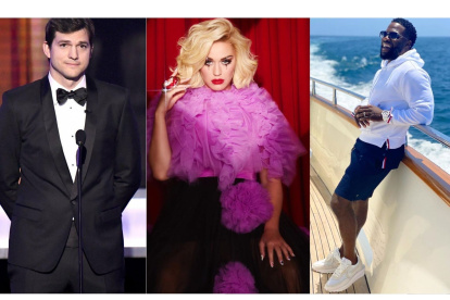 Ashton Kutcher, Katy Perry y Kevin Hart.