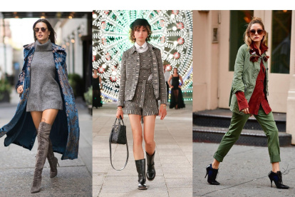 Looks con botas y botines.