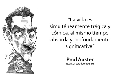 Paul Auster es un escritor, guionista y director de cine estadounidense.