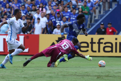 Roberto "Tuka" Ordóñez es el delantero de Emelec con más goles (tres conquistas).