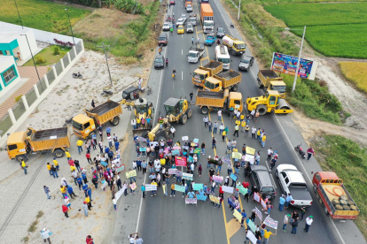 El ingreso a Santa Lucia estuvo cerrado.