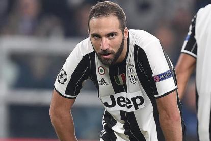 Gonzalo Higuaín tuvo en su cabeza la clasificación de la Juve.
