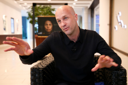 Jordy Cruyff, exentrenador de la selección ecuatoriana.