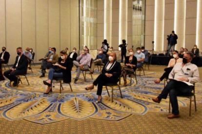 El sector turístico se reunió en Guayaquil, en el hotel Hilton, para analizar soluciones a la crisis económica por el coronavirus.