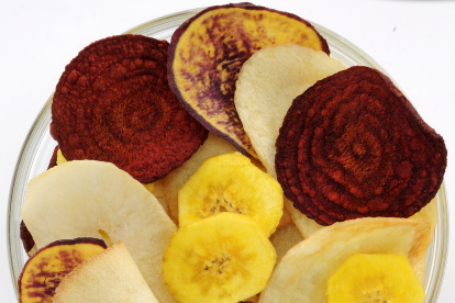 Los snacks de plátanos y otros productos naturales entre las opciones.