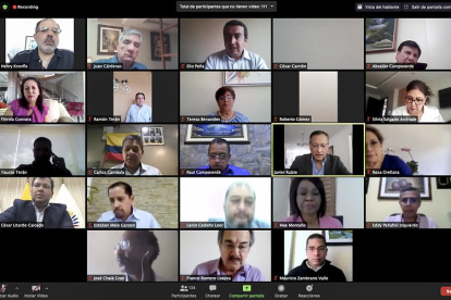 Sesión. El presidente César Litardo la tarde del jueves decidió suspender la sesión sin dar explicación alguna.