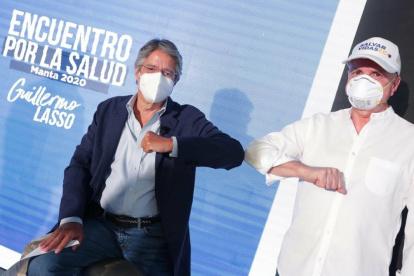 Guillermo Lasso y Alfredo Borrero integran el binomio del movimiento CREO.