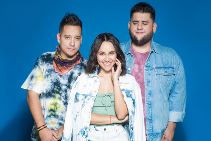 Pablo, Melissa y Román, integrantes de Matisse.