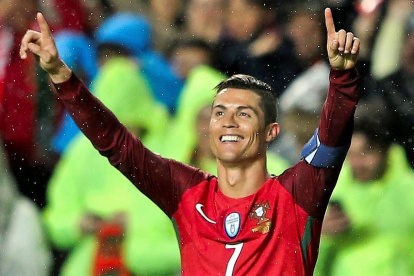 Cristiano Ronaldo, histórico jugador de la selección portuguesa que juega en la Juventus.