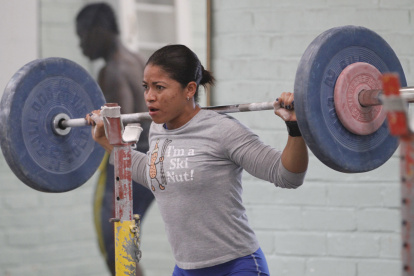 Los entrenamientos de Alexandra Escobar son muy exigentes, incluso durante la pandemia de la COVID-19.