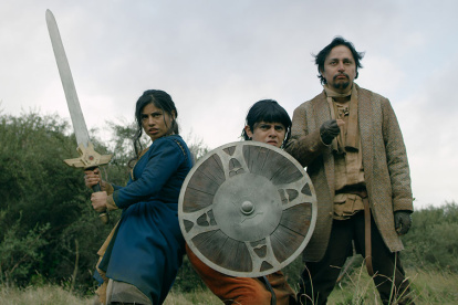 Antonella Valeriano, Diego Ulloa y Orlando Herrera