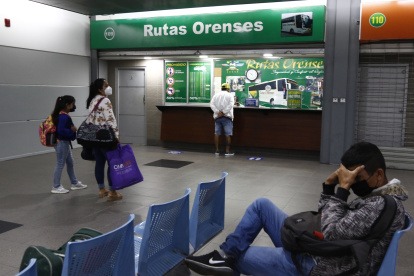 Rutas Orenses traslada pasajeros desde el viernes pasado desde la terminal terrestre.