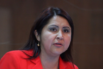 Peña. La única candidata mujer repite la misma retórica de siempre.