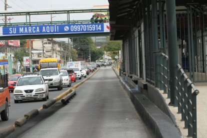 Hecho. Así estuvo la avenida Carlos Julio Arosemena este lunes 24 de agosto.