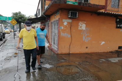 Una fuga de agua que dio en la ciudadela Pradera 2 el pasado viernes 21 de agosto.
