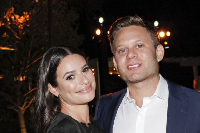 Lea Michel y Zandy Reich se estrenan como padres.