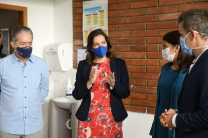 La ministra de Gobierno en un reciente evento en Guayaquil.