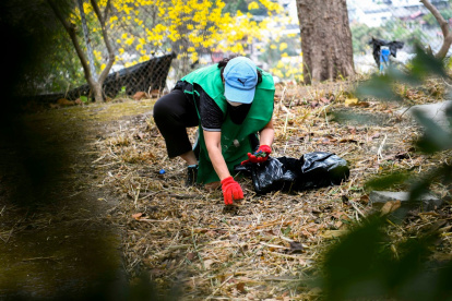 Iniciativa. Alrededor de tres horas duró la minga en diferentes espacios del área