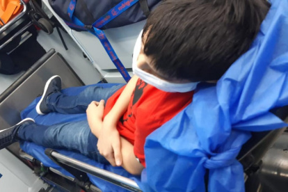 El adolescente tuvo que recibir atención médica tras el incidente, que ocurrió en el norte de Guayaquil.