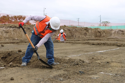 Construcción. La obra solo tuvo un 2 % de avance, según el fiscalizador.