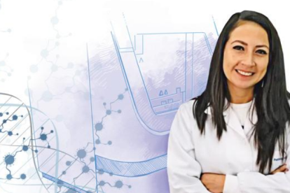 Jennyfer García es la investigadora y docente de la Universidad UTE que contactó e investigó a la familia que presentaba la mutación del gen TP53.