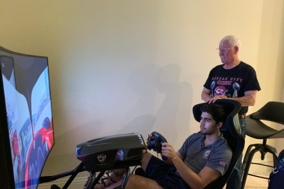 Juan Manuel Correa participó en varias carreras del torneo virtual, entre ellas el Gran Premio de China de Fórmula 1.