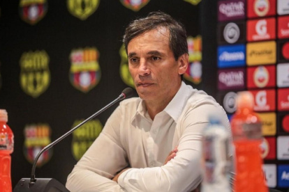 Fabián Bustos, entrenador de Barcelona, tiene claro el trabajo con los toreros por la seguidilla de partidos.