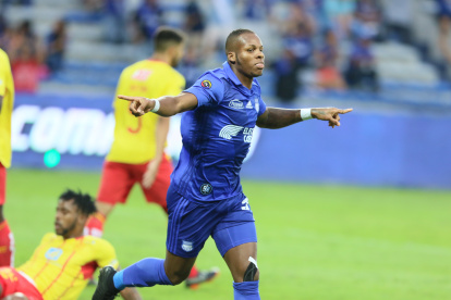 Wilmer Godoy no estuvo en el juego ante Liga de Portoviejo debido a la molestia.