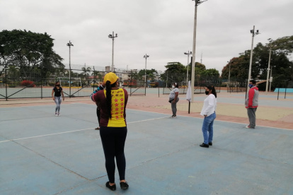 Acción. El parque de Puerto Liza es uno de los que, desde hoy, están abiertos al público.