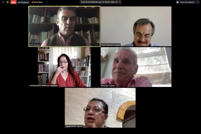 El exconsejero presidencial, Santiago Cuesta, en su comparecencia ante la Comisión Multipartidista de la Asamblea que investiga a Eliseo Azuero.