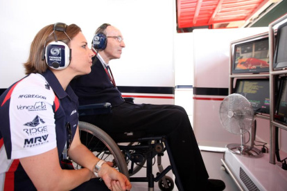 Claire Williams y su padre Frank, intentaron sacar a flote a una escudería muy venida a menos en los últimos años.