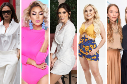 Victoria Beckham, Mafer Ríos, Krystel Chuchuca, Silvana Torres, Mary Kate y Ashley Olsen.