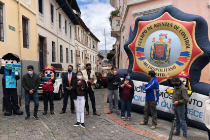 Cuatro sistemas de alarmas instalados en el sector de La Ronda, en Quito, ayudarán en el control de la seguridad.