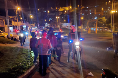 El fin de semana, uniformados de distintos servicios efectuaron operativos de control en el Guápulo y otros sectores.