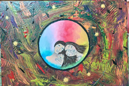 ‘El ying y el yang del virus’ formó parte de esta exposición.