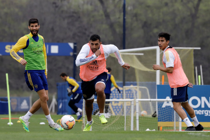 Los jugadores de Boca Juniors regresaron a los entrenamientos.
