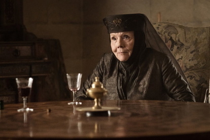 Diana Rigg en su inolvidable rol de Olenna Tyrell.