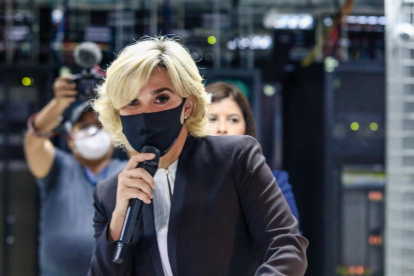 Hecho. Viteri se refirió también al tema, este 11 de septiembre tras un acto de entrega de insumos a familias de distintos barrios.