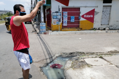 Problema. Los moradores denuncian que el problema se registra hace un mes.