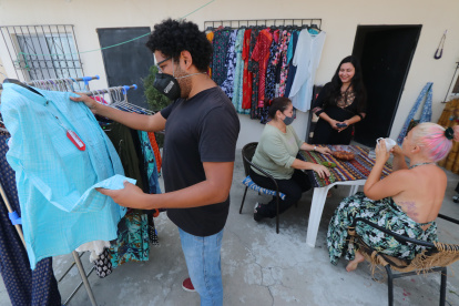 Actividad. Un grupo de guayaquileños participó en la jornada. Continúa hoy.