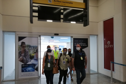 Anuncio. Las autoridades de Salud del Cabildo dieron a conocer las próximas medidas a tomar en la terminal aérea a partir del lunes 14 de septiembre.