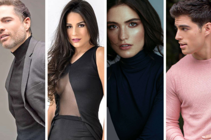 Roberto Manrique, Joselyn Gallardo, Shany Nadan y Danilo Carrera.