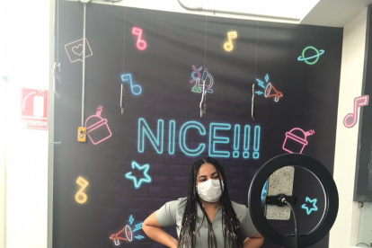 Nice Lab tiene un espacio para tiktokers en su tienda de Urdesa.