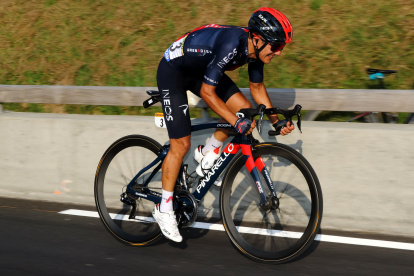 Richard Carapaz fue protagonista de la etapa 16 del Tour de Francia en la que terminó segundo.