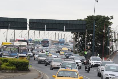 Congestión. El operativo se realizó en cuatro puntos de acceso de la ciudad.