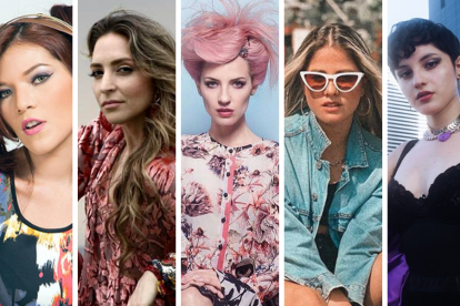 Norka, Mirella Cesa, Gabriela Villalba, Nikki Mackliff y Neoma